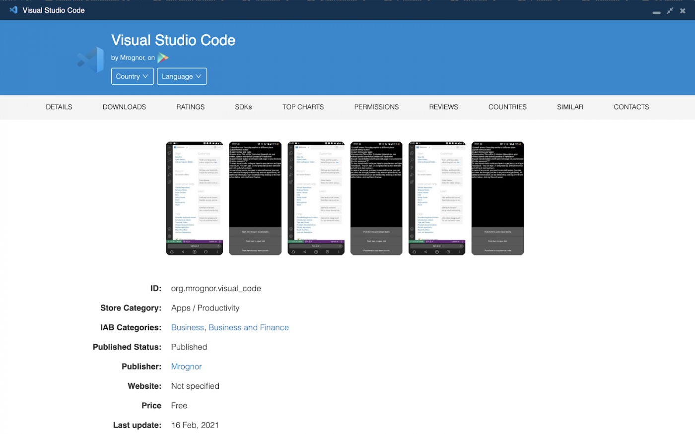 28. Best productivity apps worldwide in 2021 - Visual Studio Code